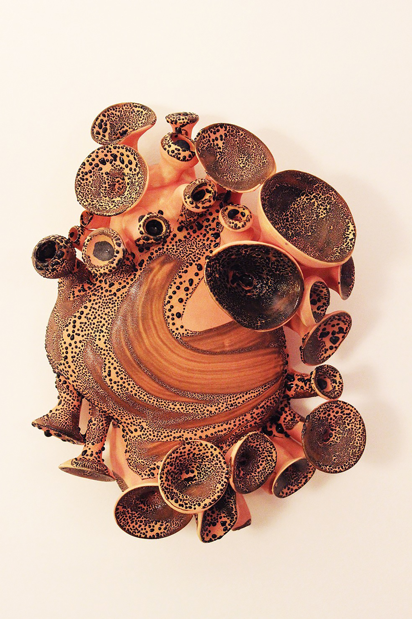 A close up of the top of a bowl
